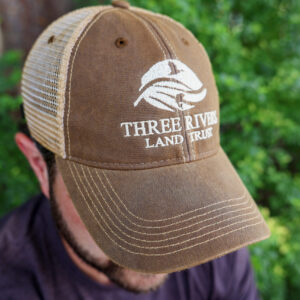 Tan/Brown Land Trust Logo Legacy Hat